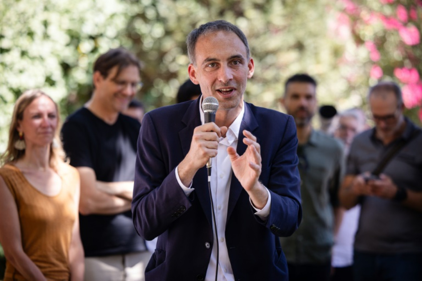 Le député européen et leader de Place publique Raphaël Glucksmann à Marseille, le 5 juillet 2024 © CLEMENT MAHOUDEAU