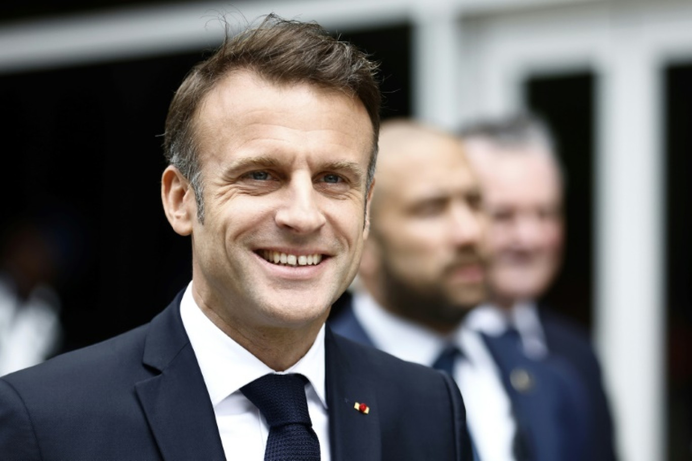 Le président français Emmanuel Macron, le 7 juillet 2024 au Touquet © MOHAMMED BADRA