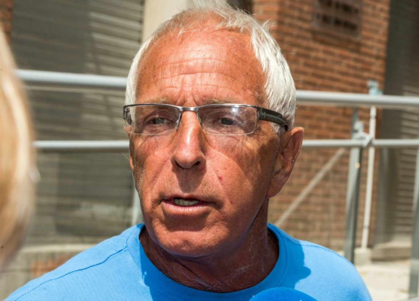 Jean-Claude Lenoir, président de l'organisation non gouvernementale Salam à Calais, le 23 juin 2017 © PHILIPPE HUGUEN