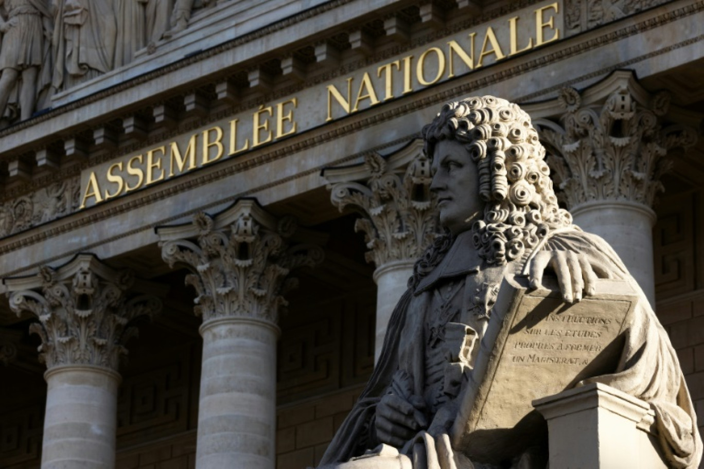 La députée Renaissance Yaël Braun-Pivet réélue à la présidence de l'Assemblée nationale, le 18 juillet 2024 à Paris © Bertrand GUAY