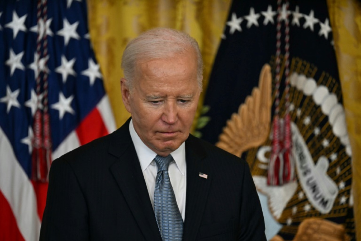 Le président américain Joe Biden, le 3 juillet 2024 à Washington © Jim WATSON