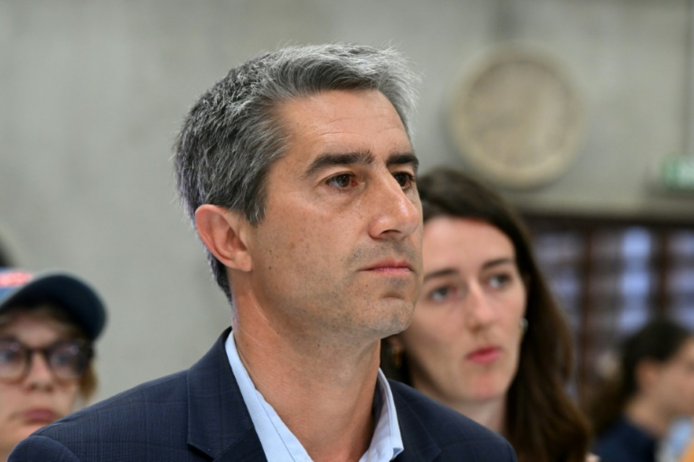 François Ruffin avant les résultats du second tour des législatives, le 7 juillet 2024 à Flixecourt, dans la Somme © Francois NASCIMBENI