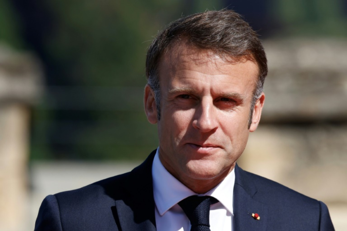 Le président Emmanuel Macron le 18 juillet 2024 © Ludovic MARIN