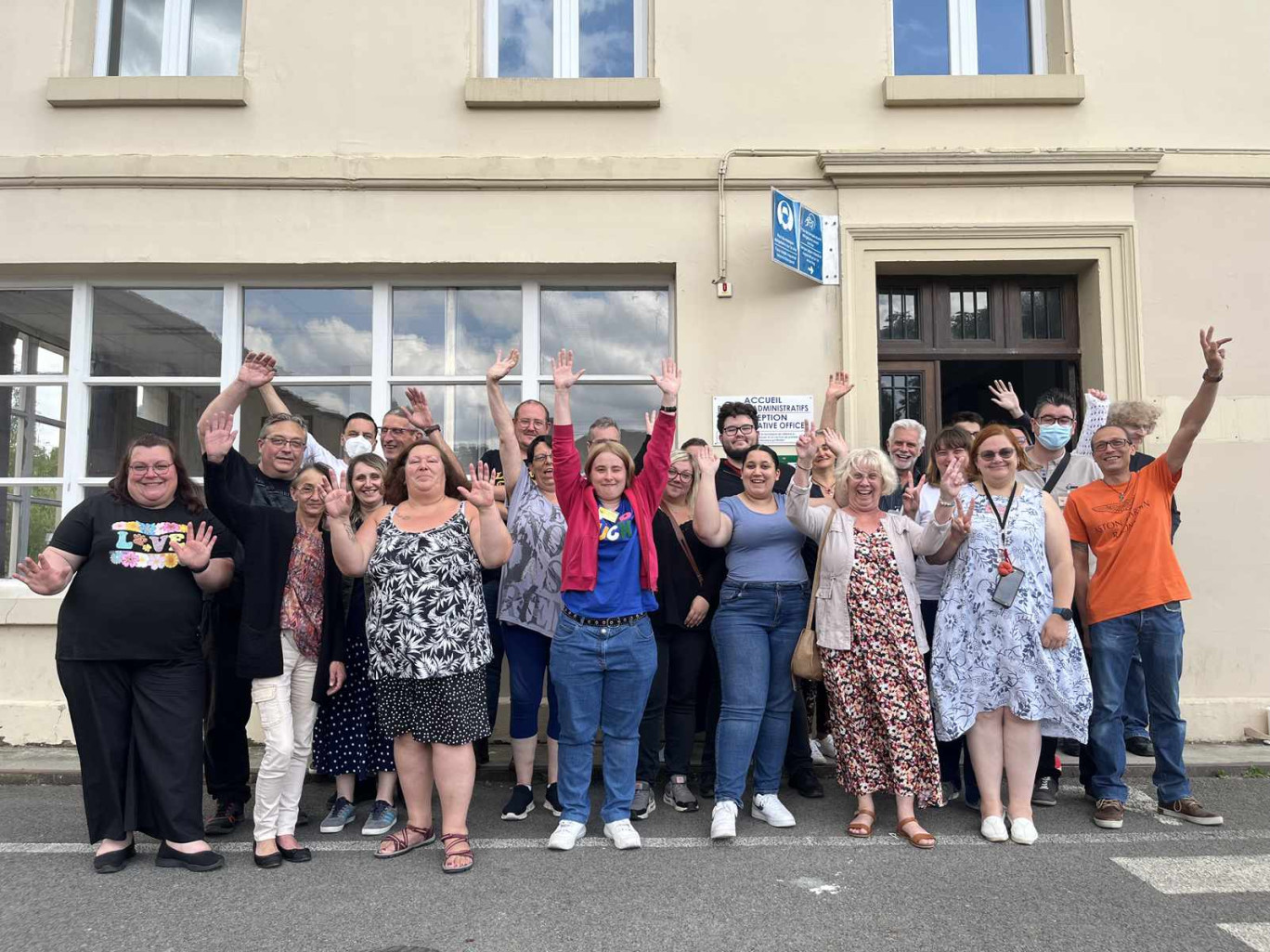 Les associés de Entr'Aisne, l'entreprise éphémère créée pour retrouver des emplois à Bernoy-le-Château, près de Soissons.