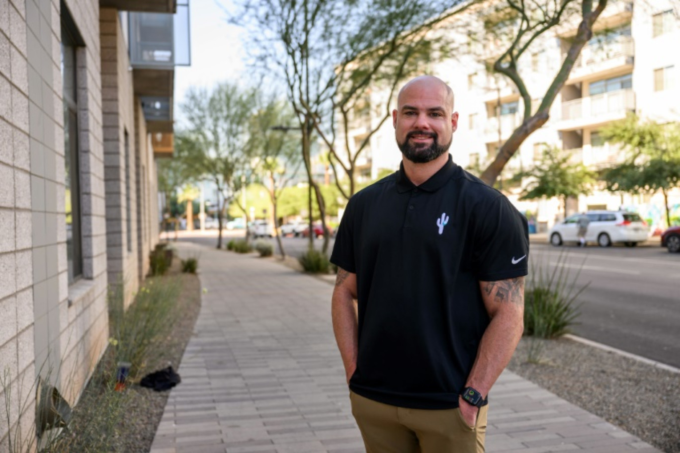 Will Purtil, directeur d'agence bancaire, le 5 juin 2024 à Phoenix, en Arizona © Patrick T. Fallon