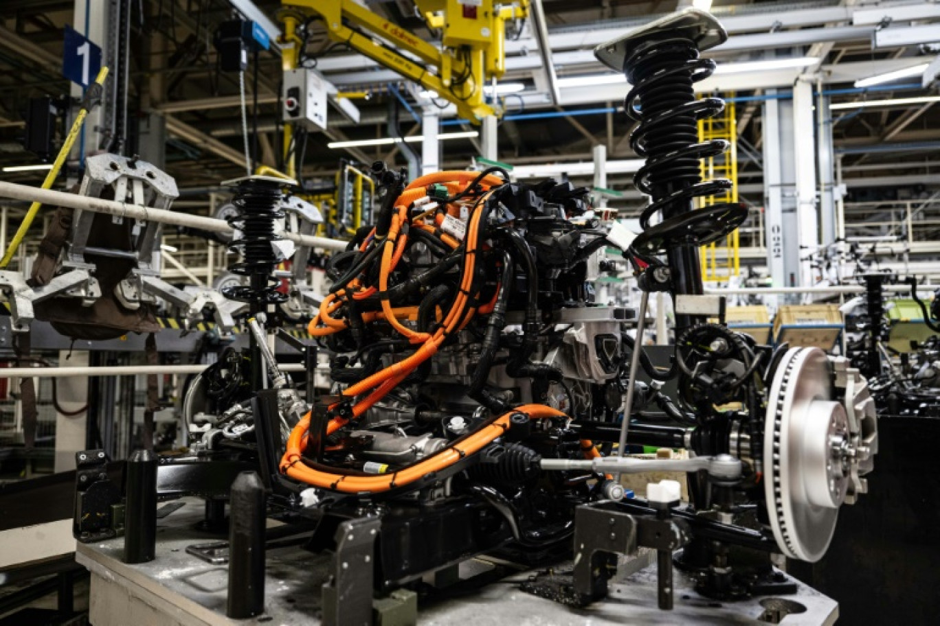 L'usine automobile Stellantis de Hordain, dans le Nord, le 27 octobre 2022 © Sameer Al-DOUMY