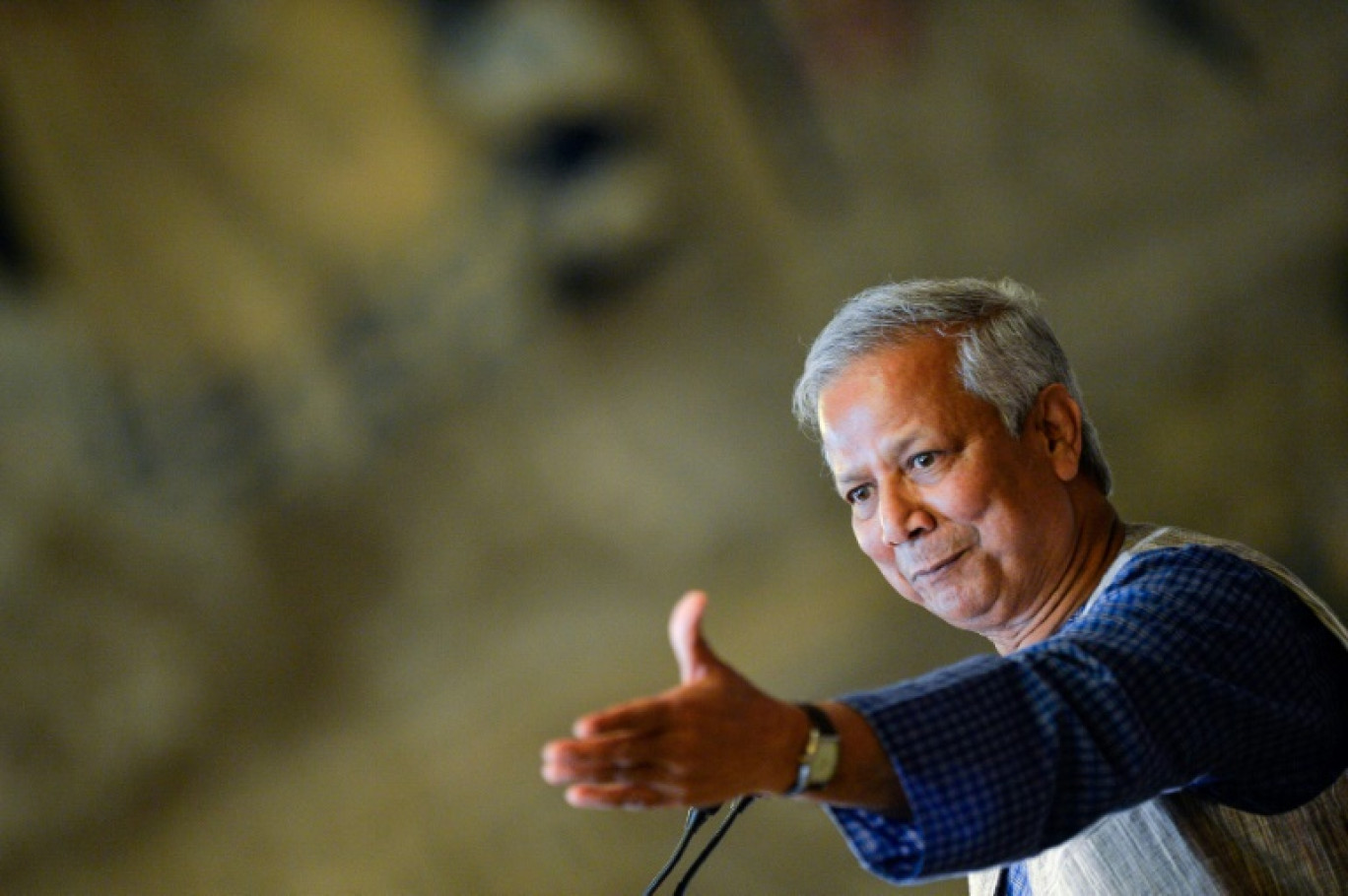 Muhammad Yunus le 10 juillet 2014, à Rome en Italie © Andreas SOLARO