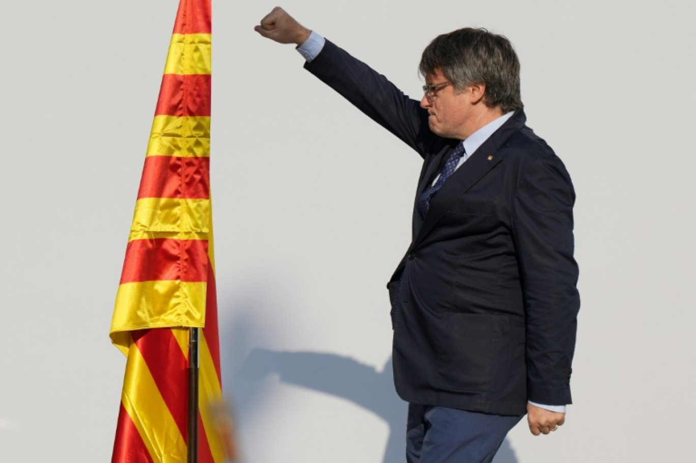 Carles Puigdemont à Barcelone, en Espagne, le 8 août 2024 © Cesar Manso