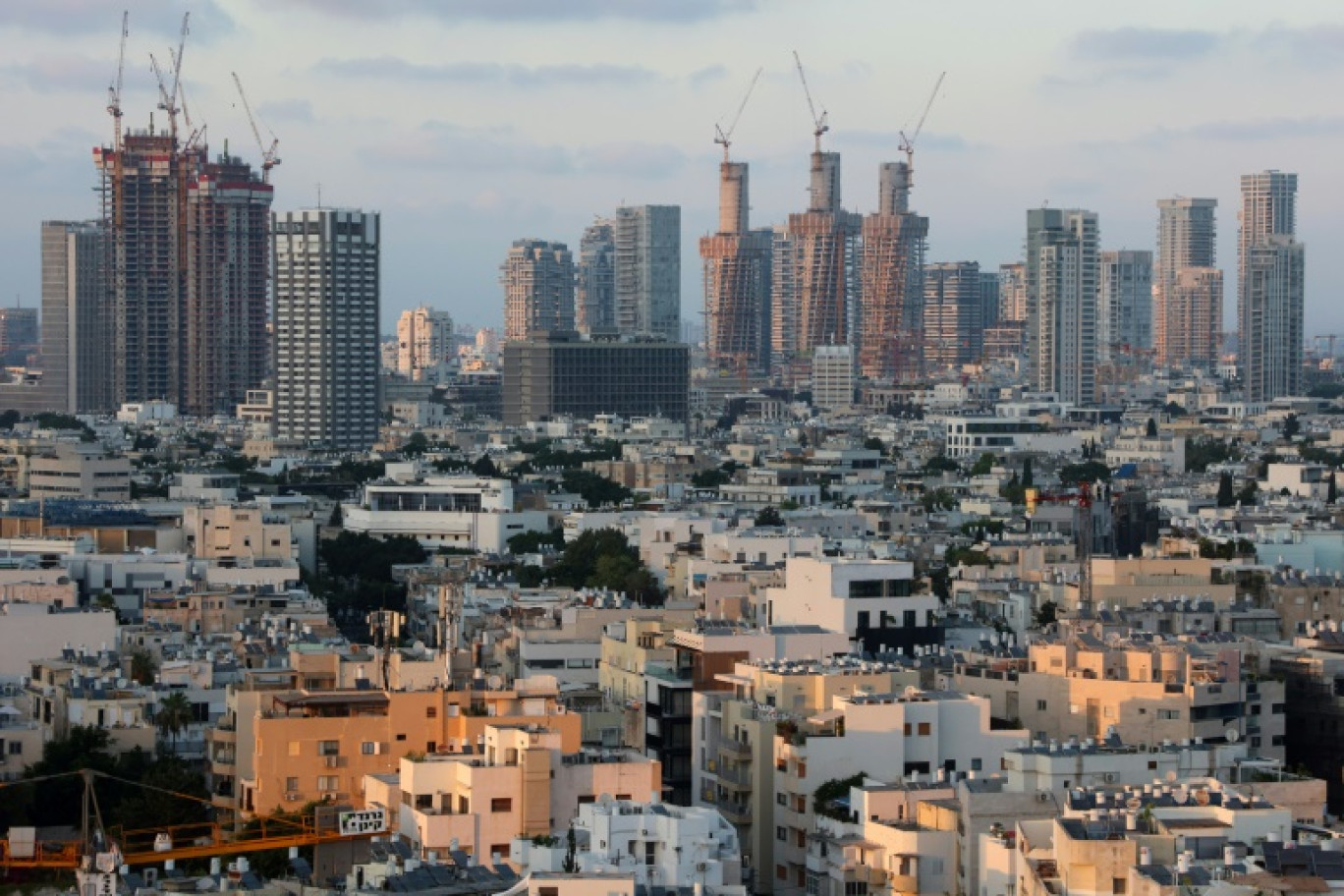 Photographie de Tel-Aviv, en Israël, le 12 août 2024 © GIL COHEN-MAGEN