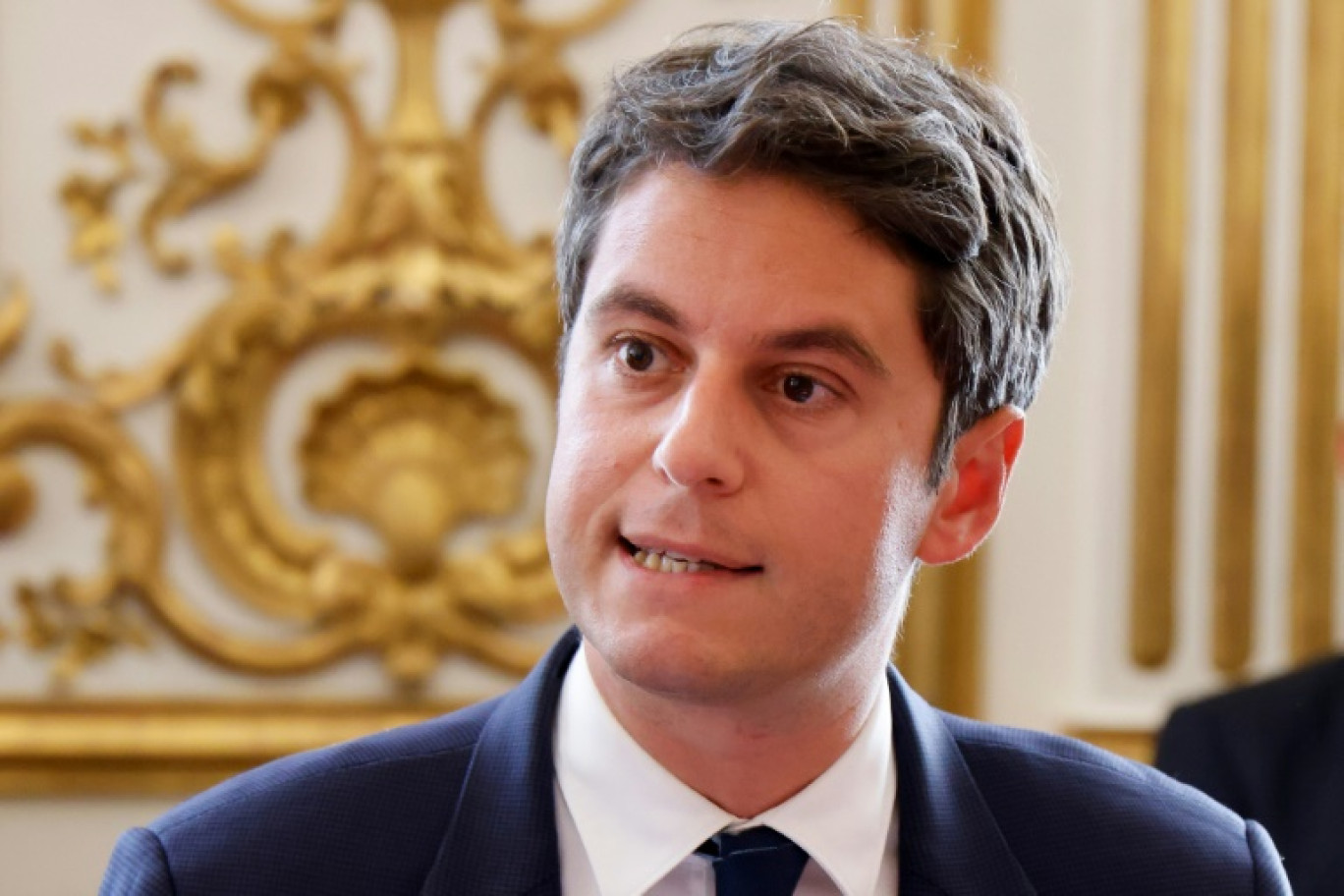 Le Premier ministre Gabriel Attal à l'hôtel Matignon, le 31 juillet 2024 à Paris © Ludovic MARIN