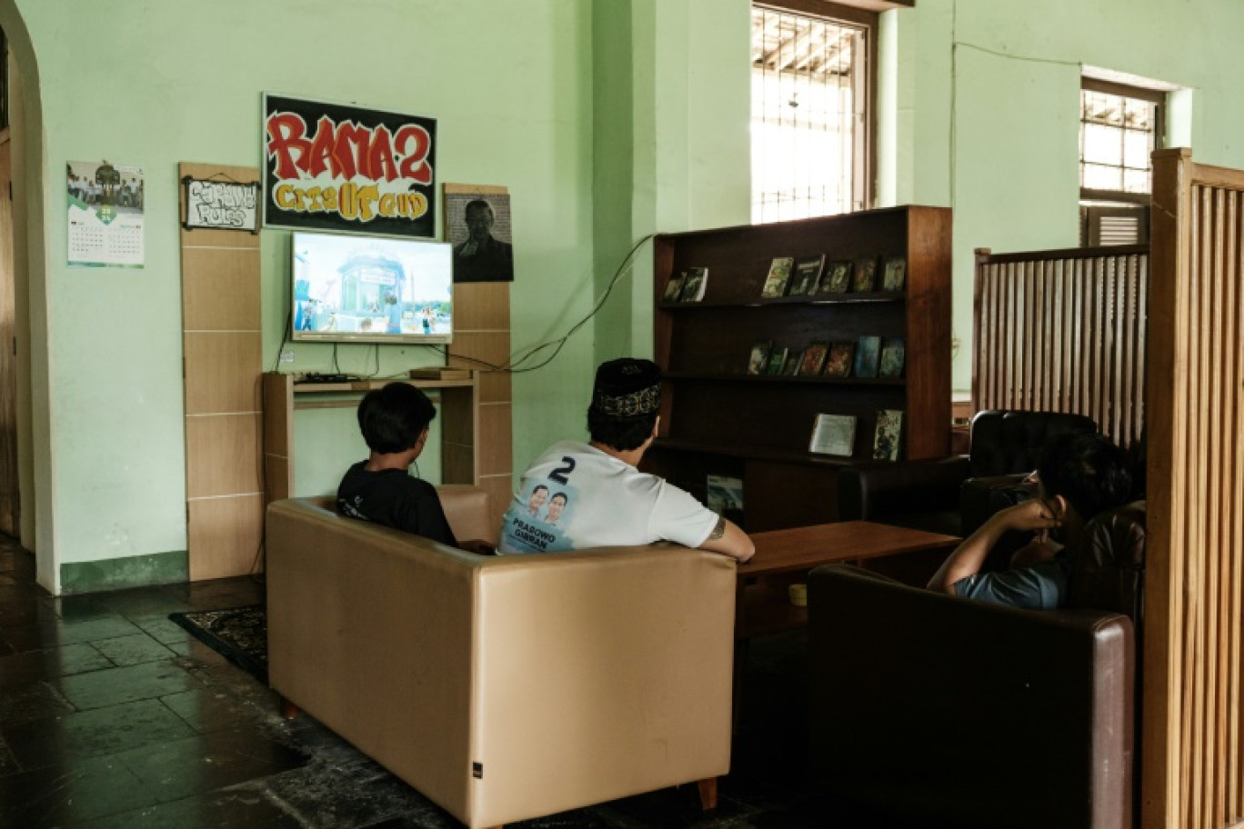 Des patients de l'hôpital psychiatrique Marzoeki Mahdi à Bogor, au sud de Jakarta, le 23 juillet 2024 © Yasuyoshi CHIBA