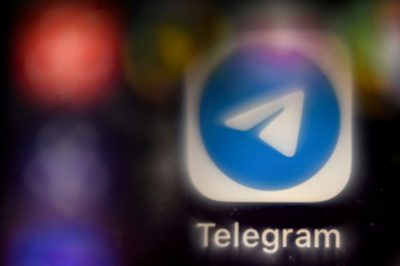 Photo prise le 8 novembre 2021 à Moscou du logo de Telegram sur un écran de smartphone © Kirill KUDRYAVTSEV