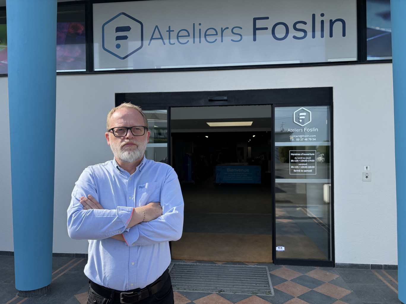 Benjamin Lebreux est à la tête des Ateliers Foslin depuis 2011. ©Marie Boullenger.