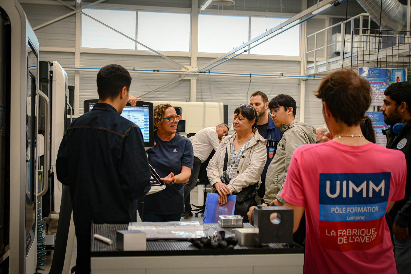 © Pôle formation UIMM Lorraine. Le 25 septembre le campus maxévillois du Pôle formation UIMM Lorraine a accueilli l’opération Level-UP. Objectif : faire découvrir aux jeunes les métiers de l’industrie.