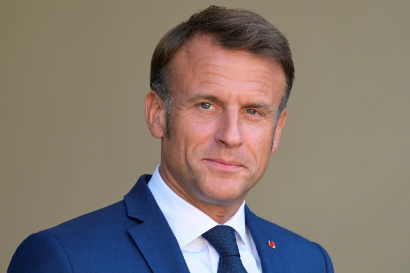 Emmanuel Macron le 28 août 2024 à l'Elysée © Bertrand GUAY