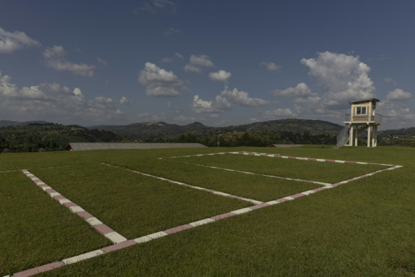 Des charniers, au mémorial Murambi du génocide des Tutsi, à Nyamagabe, au Rwanda, le 12 mars 2024 © Guillem Sartorio