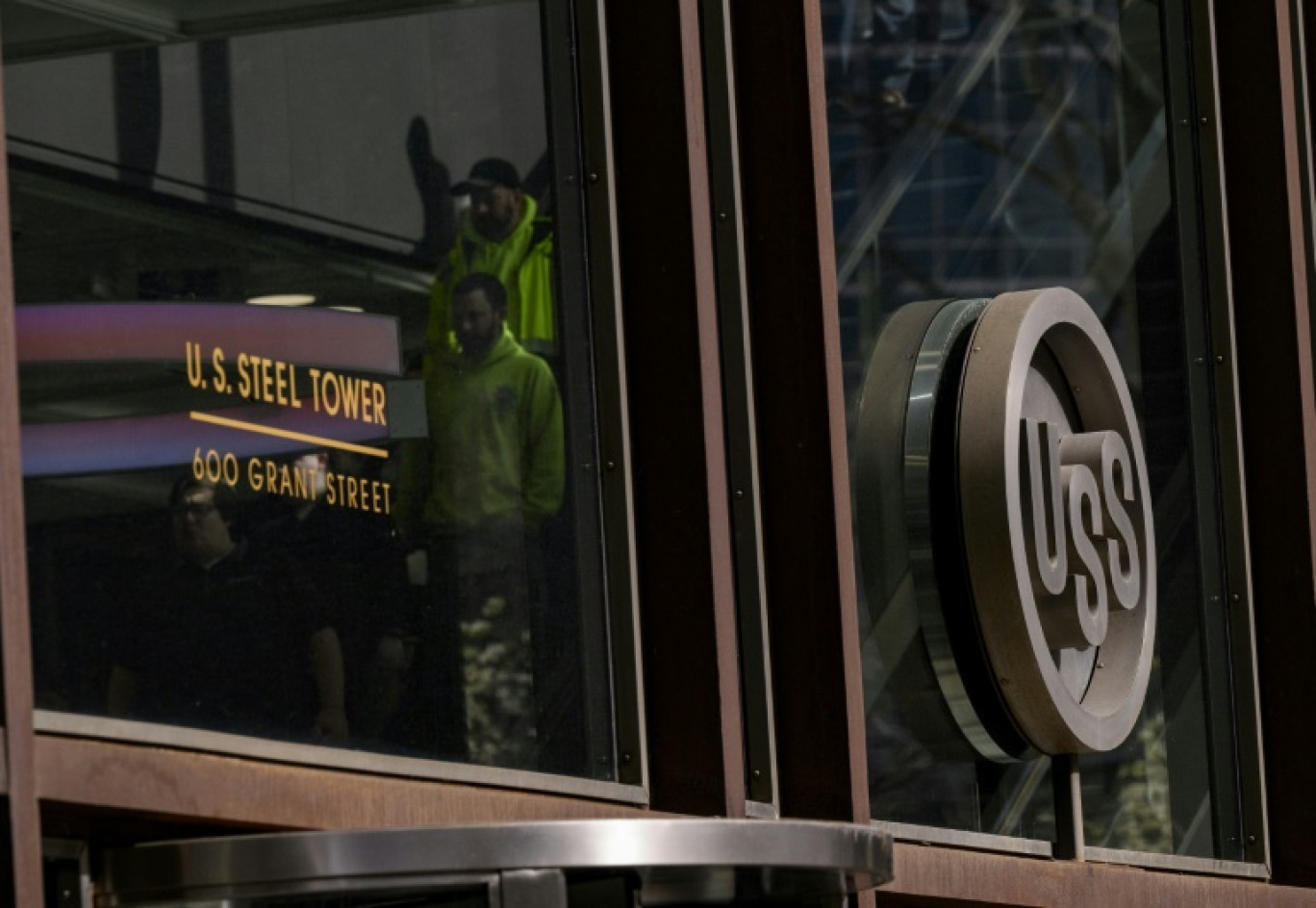 Un rassemblement en soutien au rachat d'US Steel à Pittsburgh (Pennsylvanie), aux Etats-Unis, le 4 septembre 2024 © Rebecca DROKE