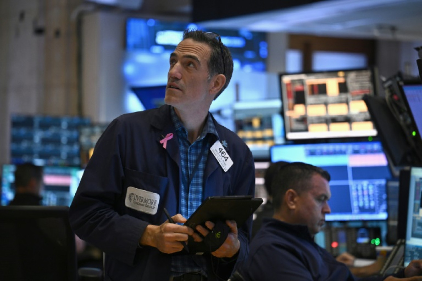 Des opérateurs du New York Stock Exchange © ANGELA WEISS