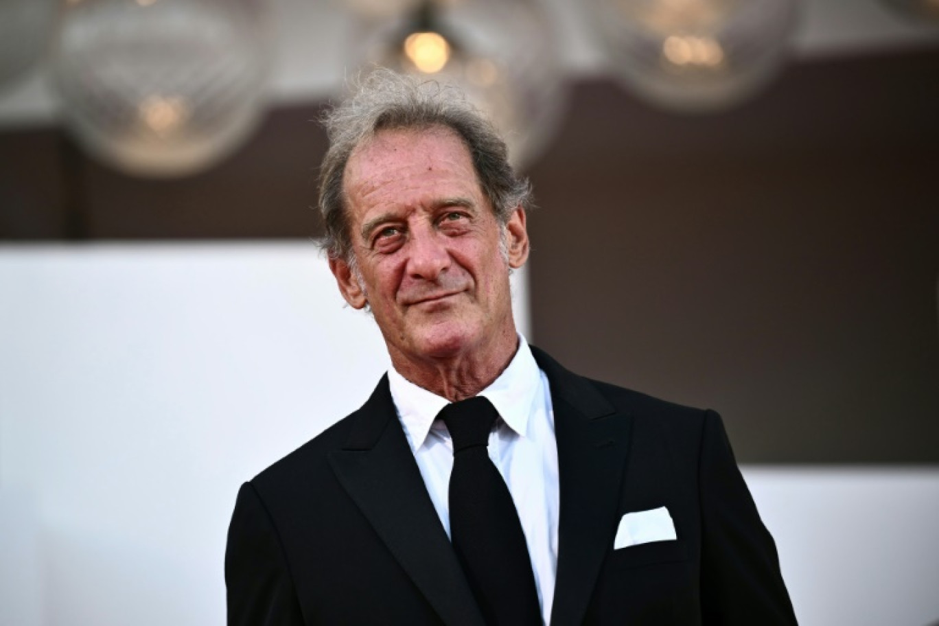 L'acteur français Vincent Lindon lors de la cérémonie de clôture de la 81e édition de la Mostra de Venise, le 7 septembre 2024 © Marco BERTORELLO