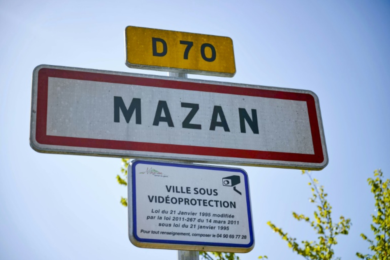 À l'entrée du village de Mazan, le 2 septembre 2024 © Christophe SIMON