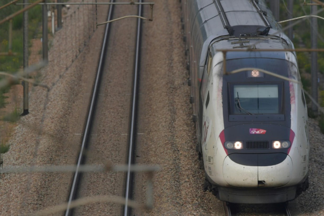 Un TGV sur la ligne Paris-Bordeaux, le 31 août 2024 © JEAN-FRANCOIS MONIER