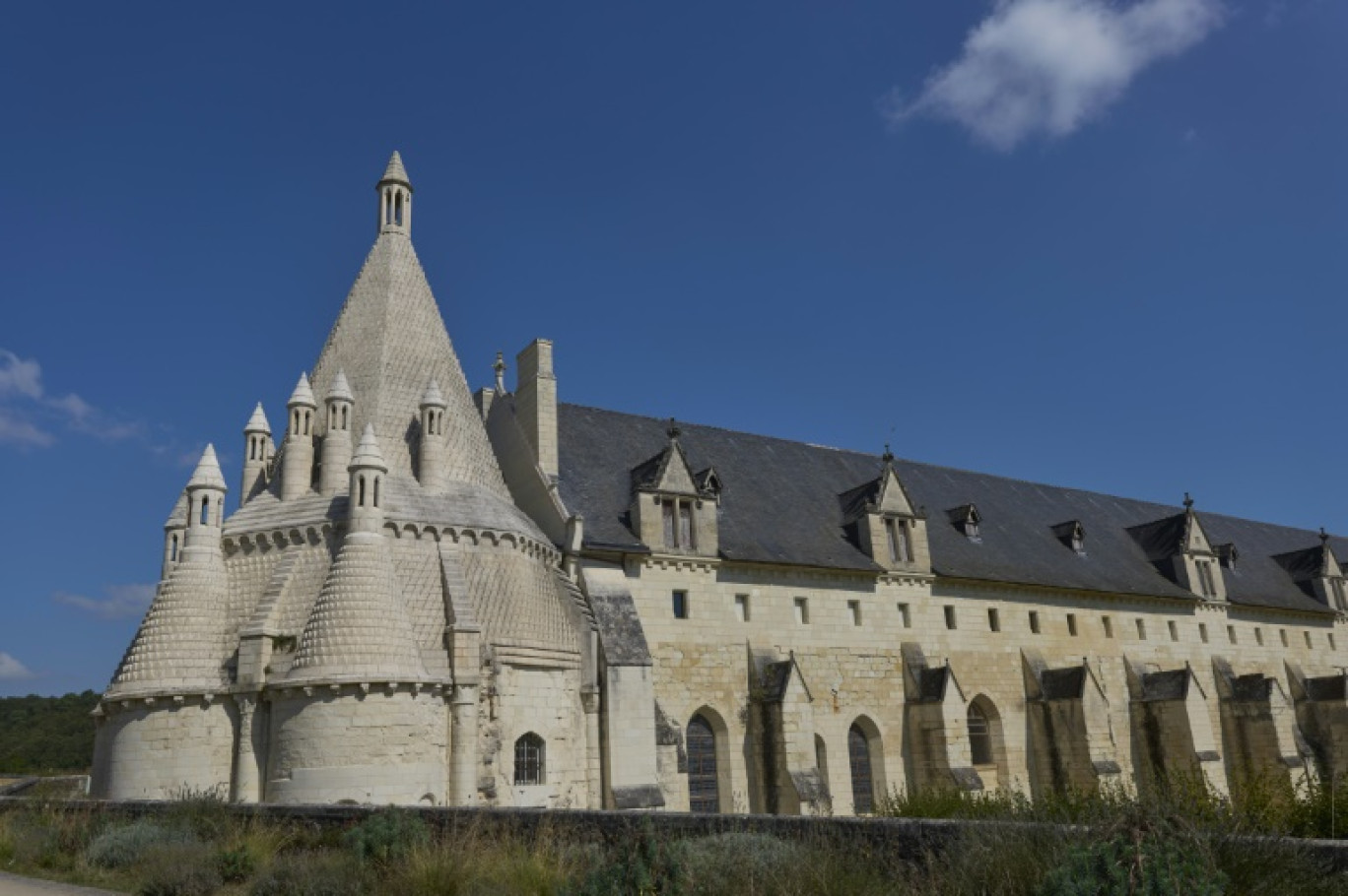 L'abbaye royale de Fontevraud, le 19 septembre 2024 dans le Maine-et-Loire © GUILLAUME SOUVANT