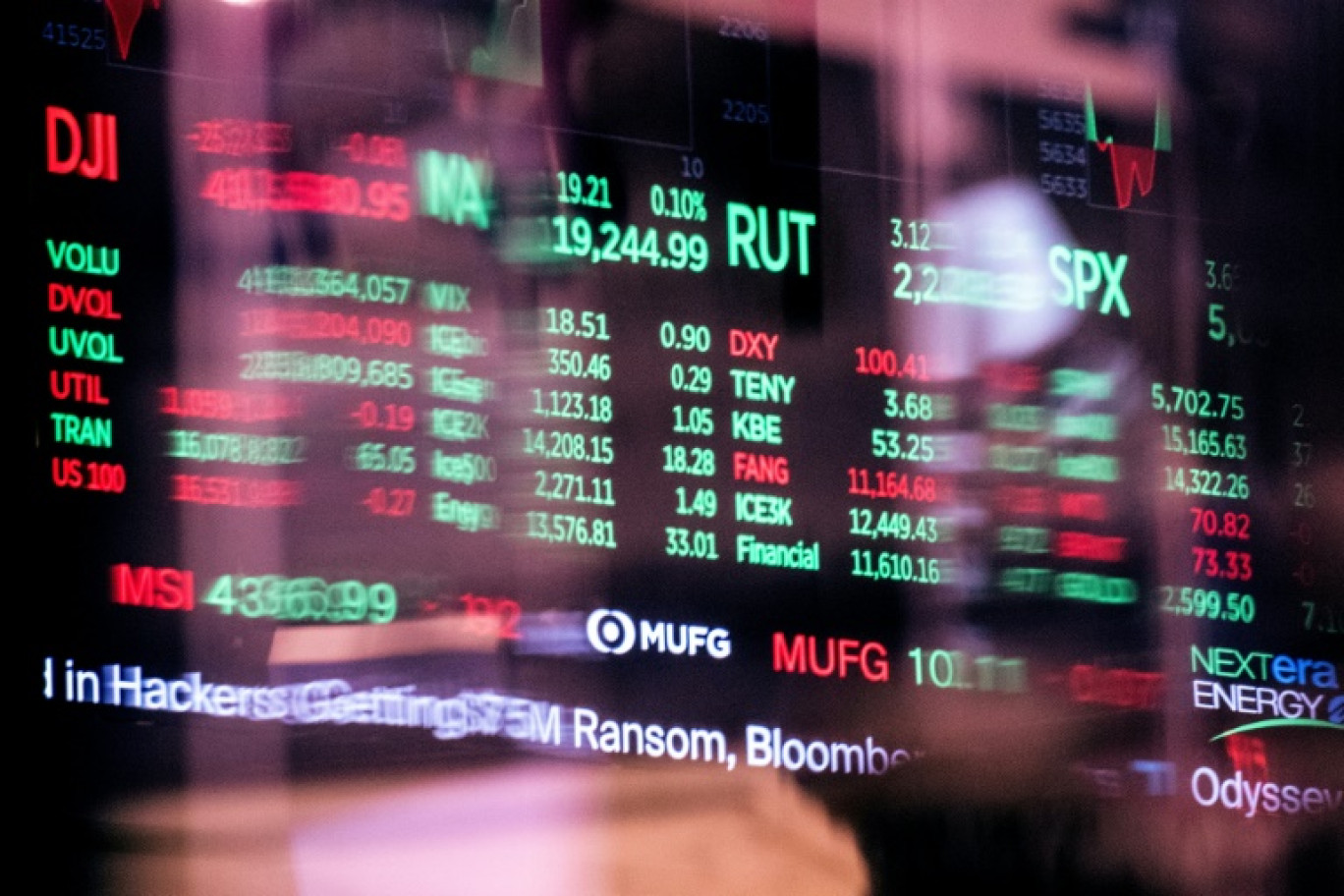 Un tableau du New York Stock Exchange © STEPHANIE KEITH