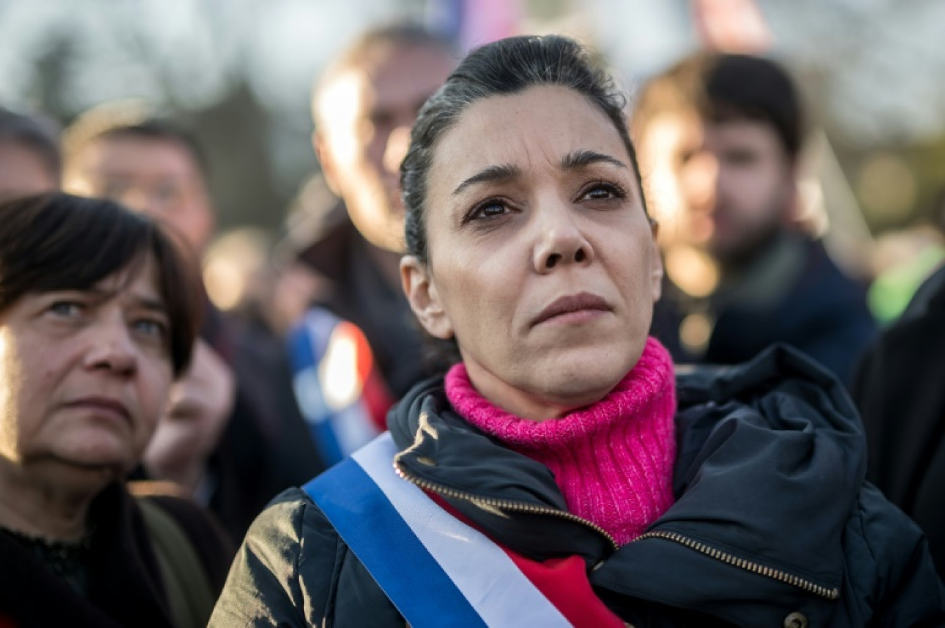 La députée LFI Sophia Chikirou à Genève, en Suisse, le 3 février 2024 © Fabrice COFFRINI