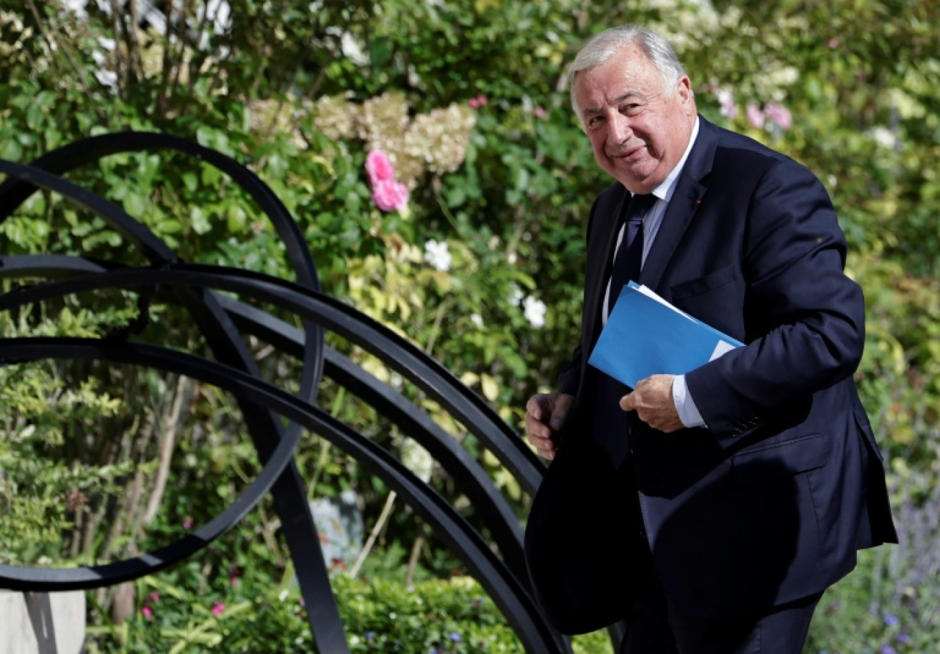 Le président du Sénat Gérard Larcher à Paris le 26 août 2024 © STEPHANE DE SAKUTIN