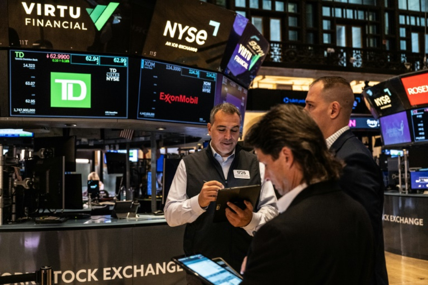 Des opérateurs du New York Stock Exchange © STEPHANIE KEITH