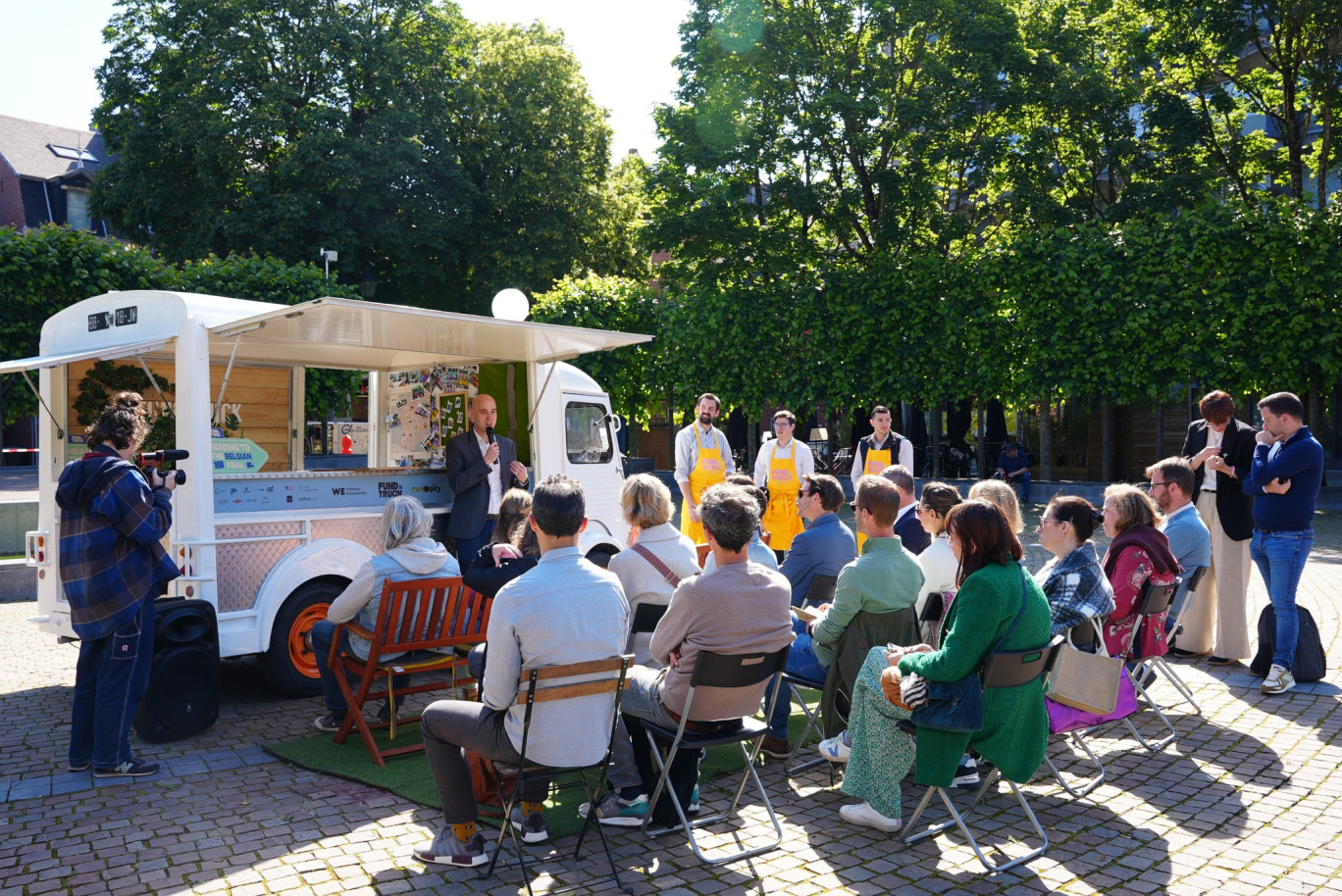 Depuis presque une décennie, le Fundtruck sillonne la France et la Belgique. (c) Fundtruck.  