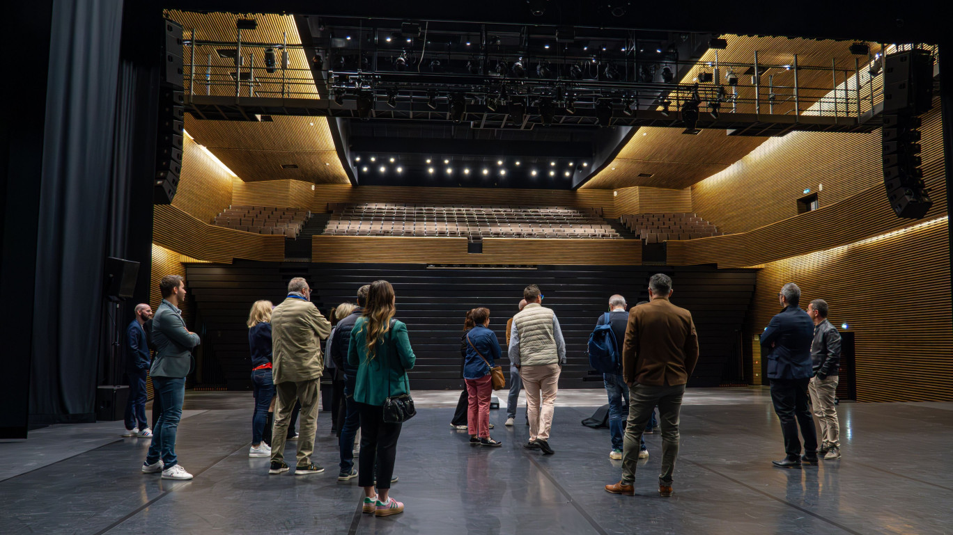 La soirée des partenaires s’est tenue lundi 16 septembre au centre culturel Les Fuseaux de Saint-Dizier. © Mattis GRENIER - Puissance Télévision.