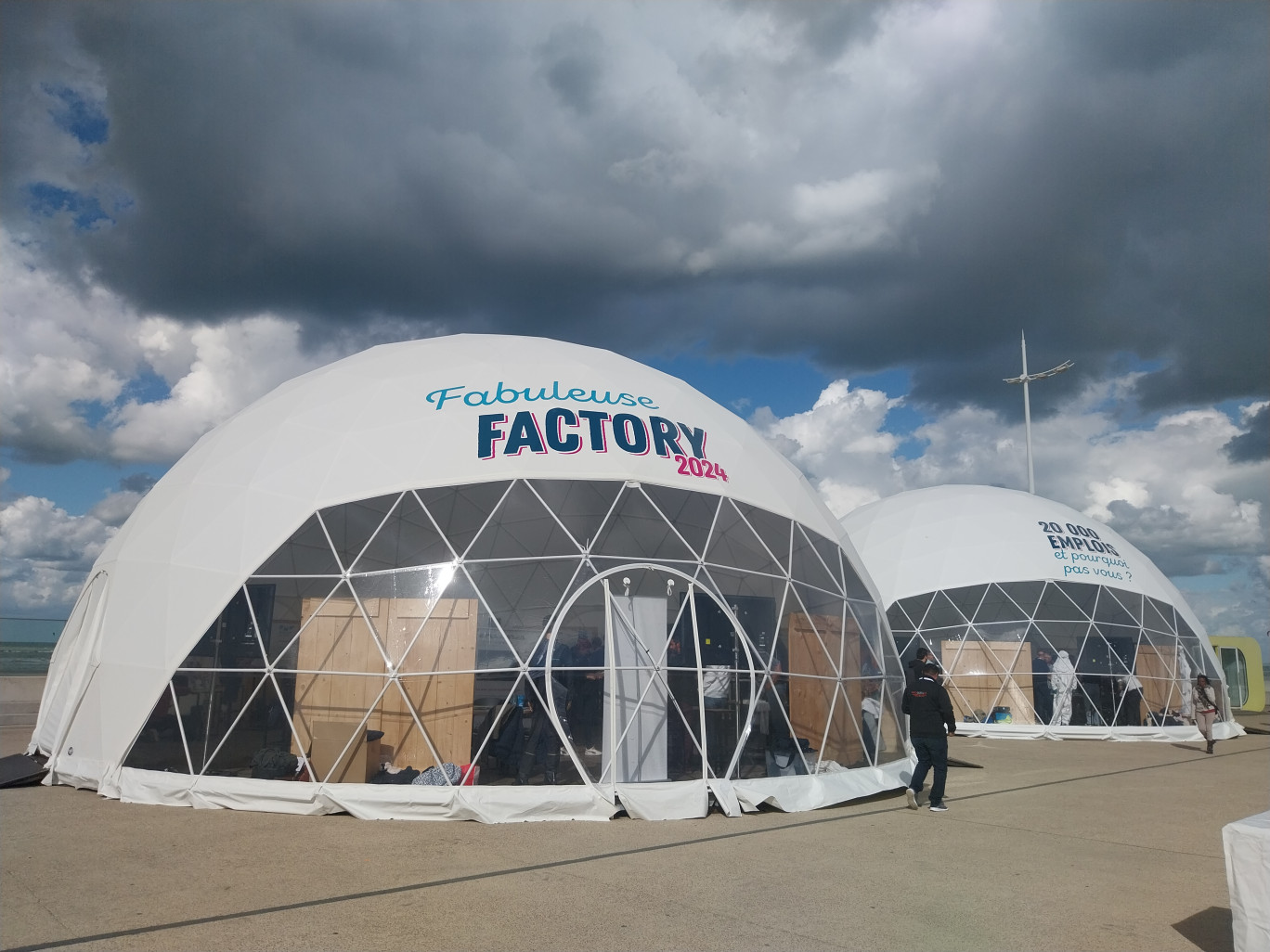 Les dômes de la Fabuleuse Factory sont installés sur la digue de Malo-les-Bains du le 10 au 15 septembre.