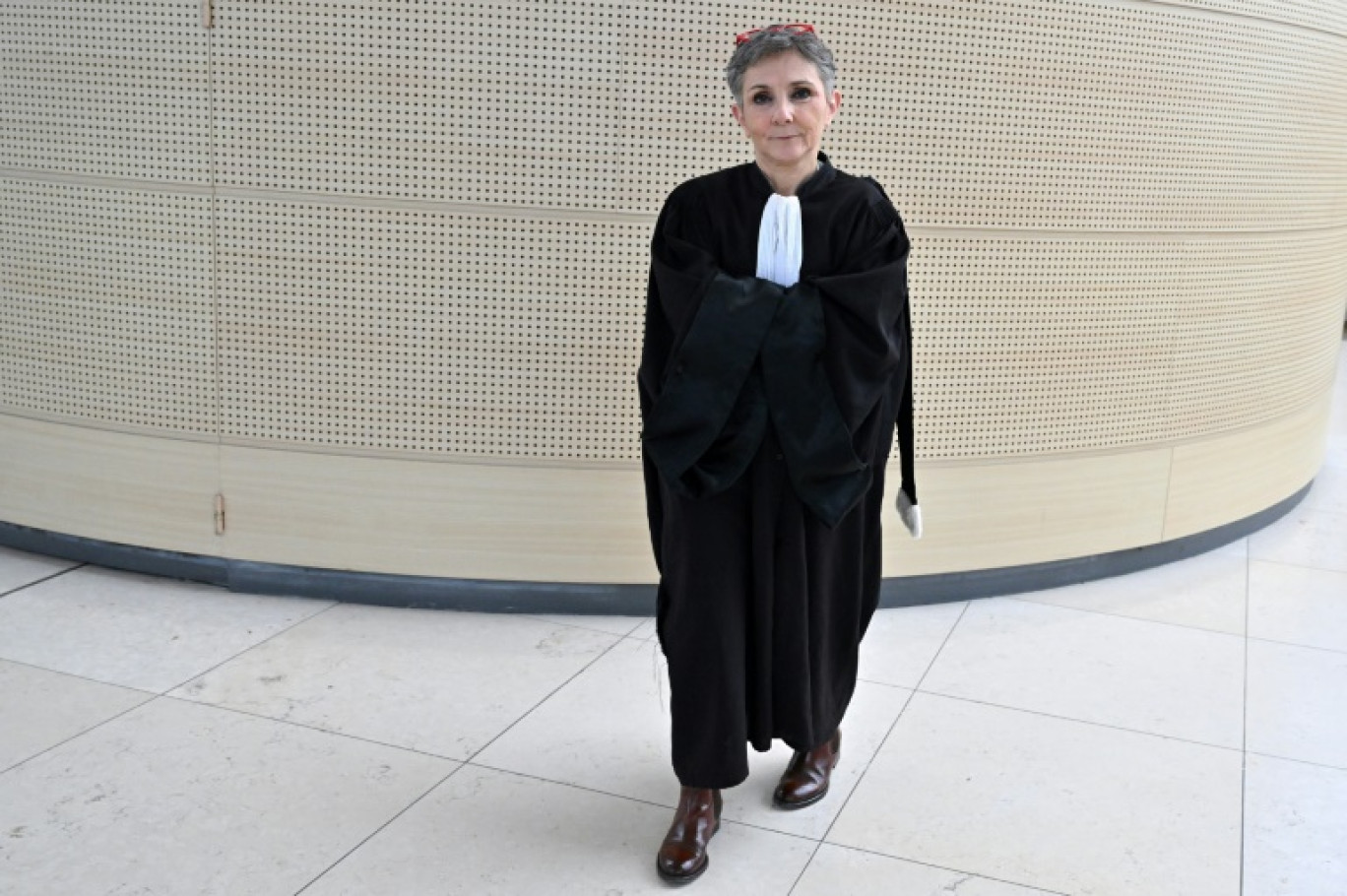 L'avocate de Dominique Pelicot Béatrice Zavarro au tribunal d'Avignon le 2 octobre 2024 © Miguel MEDINA