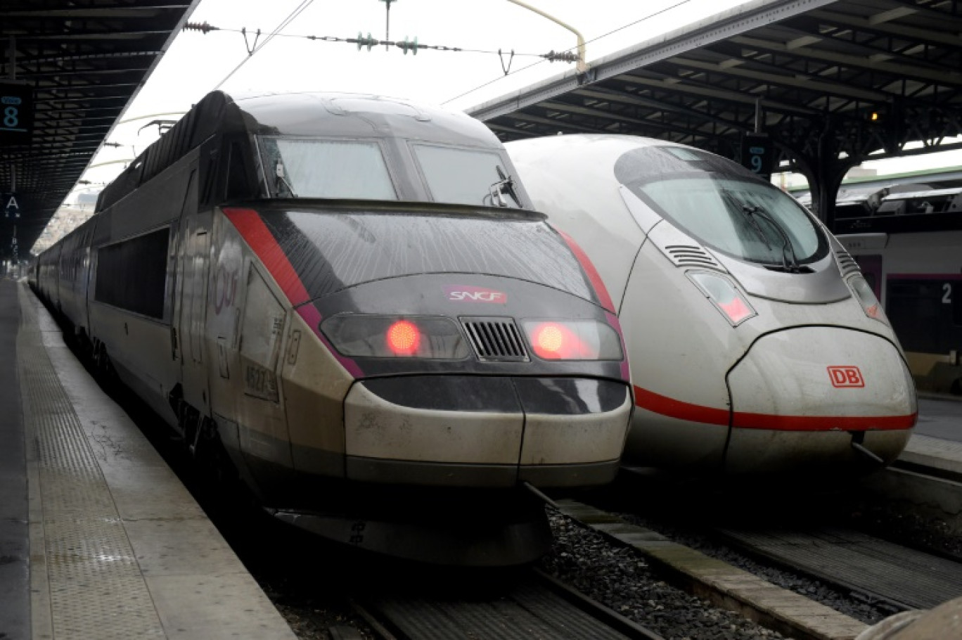 Pour un Paris-Stuttgart, une liaison opérée conjointement par la SNCF et la Deutsche Bahn, les prix diffèrent entre les sites de SNCF Connect et de la Deutsche Bahn, dénonce l'UFC-Que choisir © ERIC PIERMONT