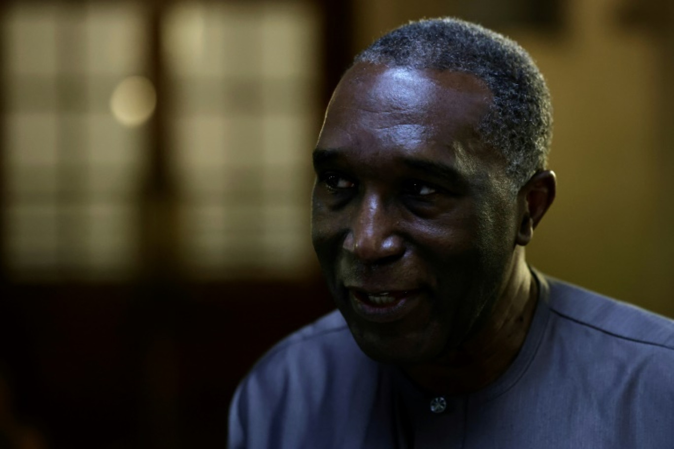 L'ex-médecin rxandais Eugène Rwamucyo à l'ouverture de son procès devant la cour d'assises de Paris, le 1er octobre 2024 © STEPHANE DE SAKUTIN