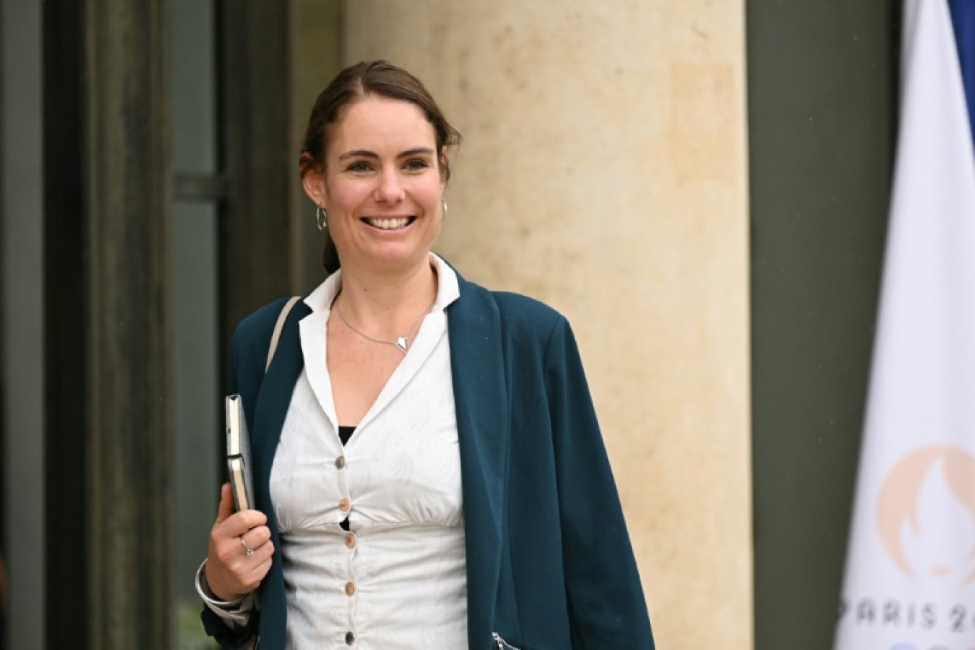 La ministre déléguée chargée de l'Energie Olga Givernet, à Paris, le 23 septembre 2024 © Bertrand GUAY