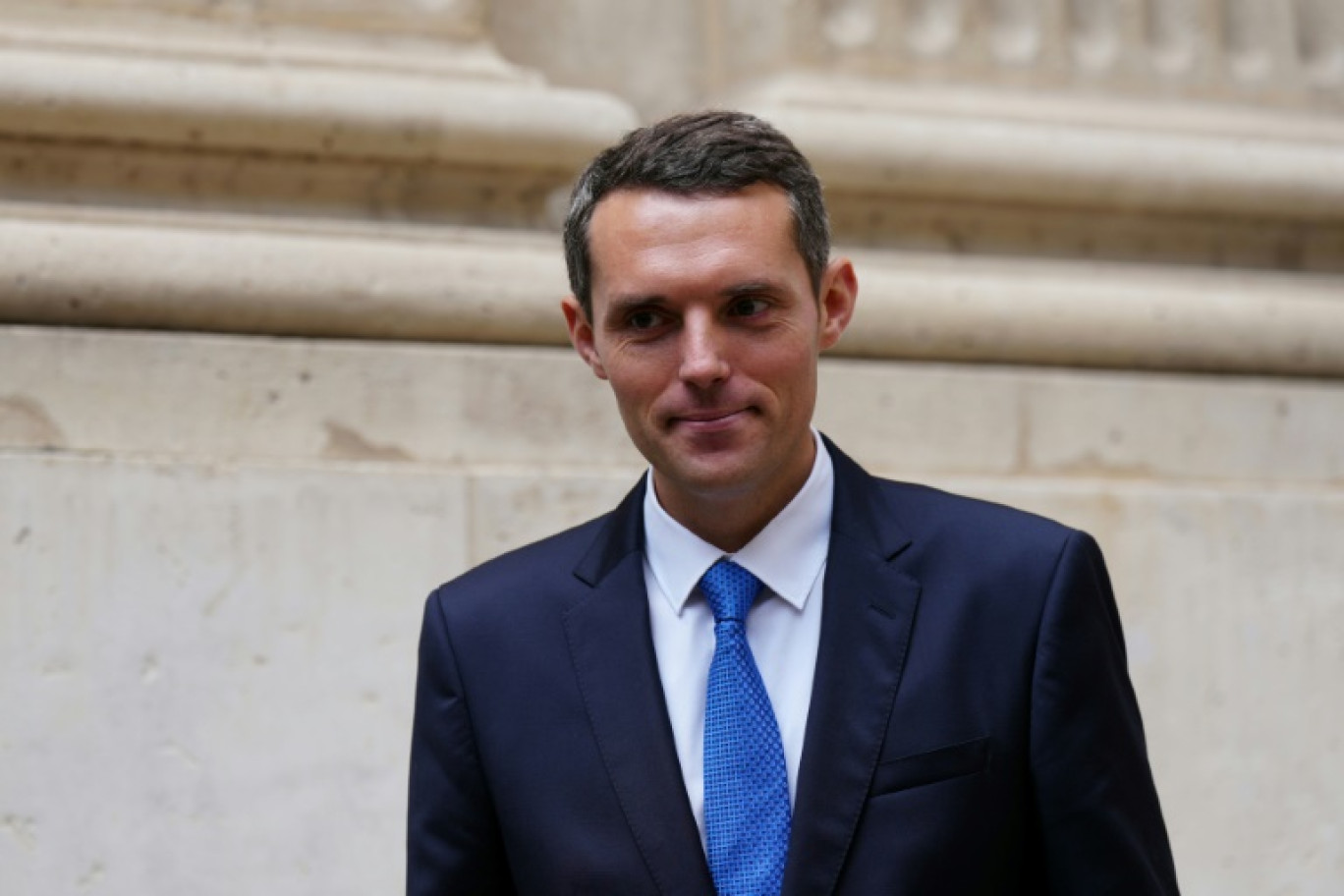 Le ministre délégué chargé de la Réussite scolaire et de l'Enseignement professionnel Alexandre Portier, à Paris, le 23 septembre 2024 © Dimitar DILKOFF