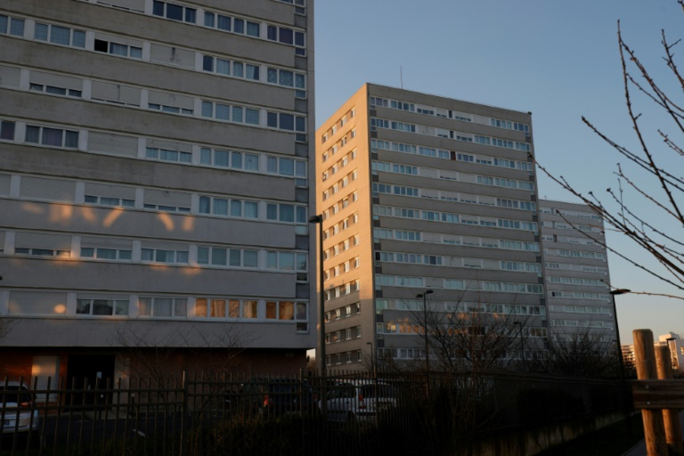 Des tours HLM à Thiais, dans le Val-de-Marne, le 21 janvier 2023 © Geoffroy Van der Hasselt