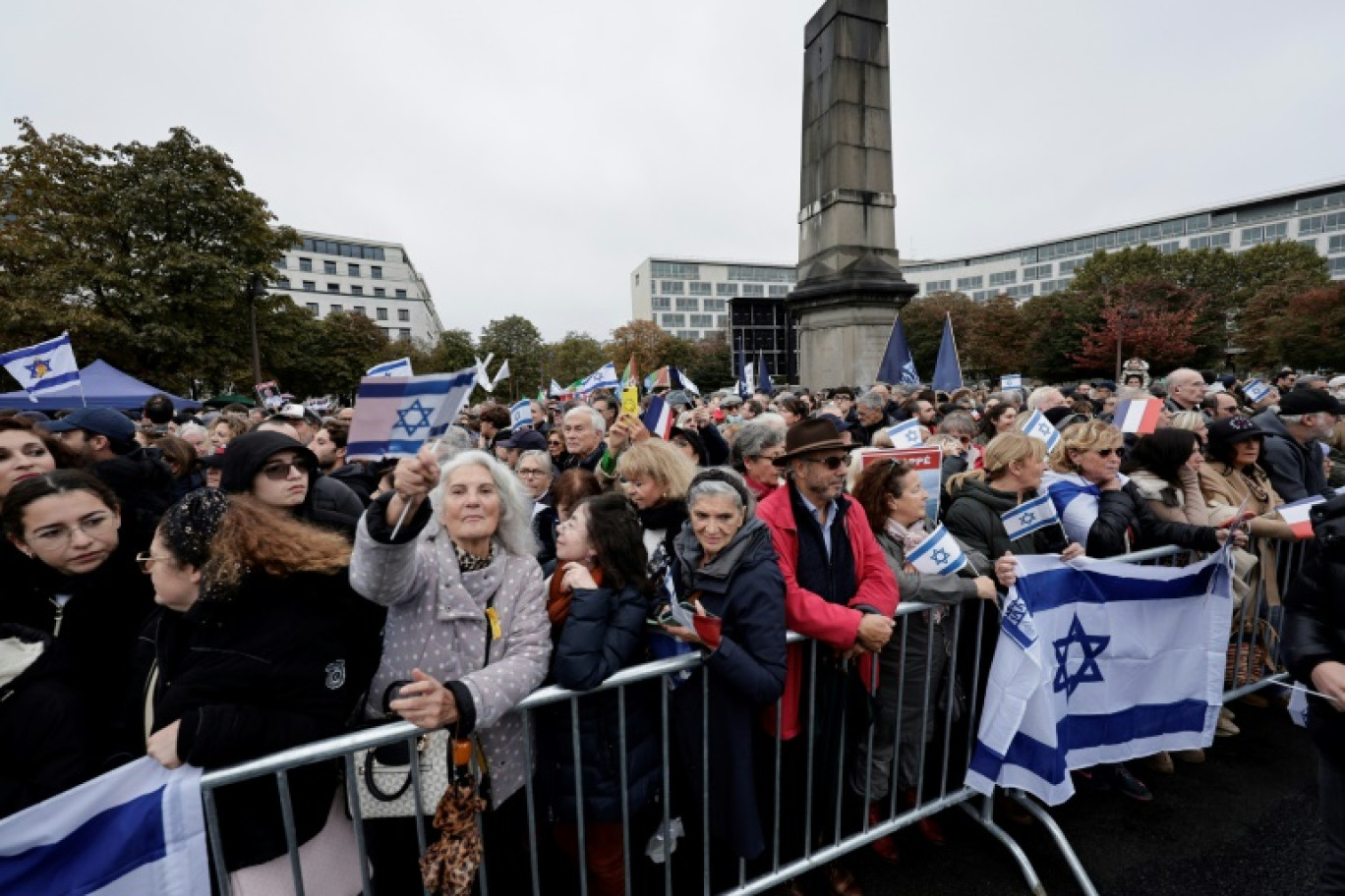 Rassemblement à Paris en soutien à Israël et aux victimes de l'attaque du 7 octobre 2023, le 6 octobre 2024 © STEPHANE DE SAKUTIN