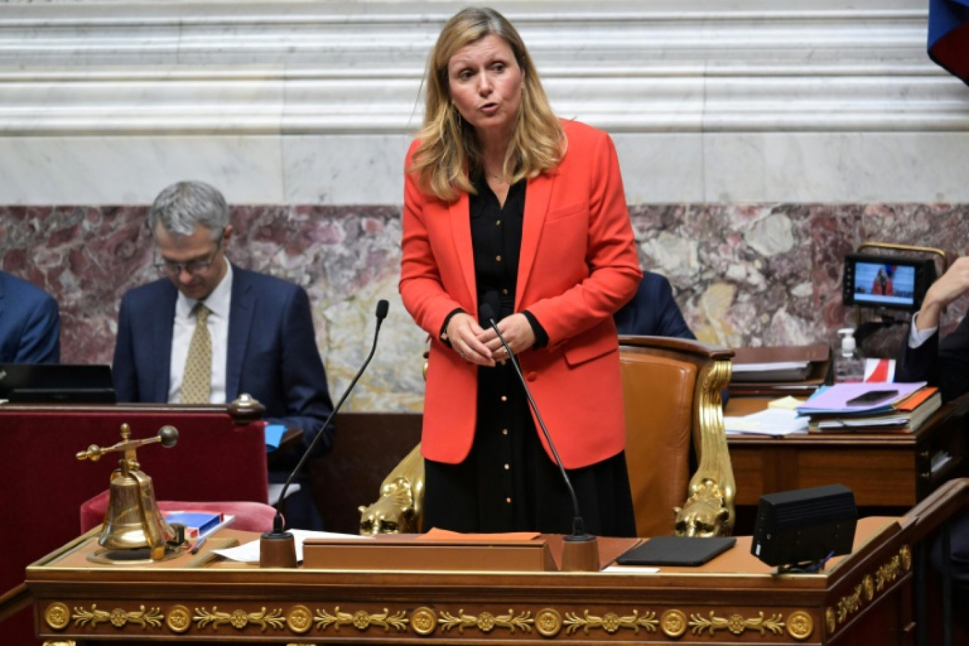 La présidente de l'Assemblée nationale Yaël Braun-Pivet à l'Assemblée, le 18 juillet 2024 © Bertrand GUAY