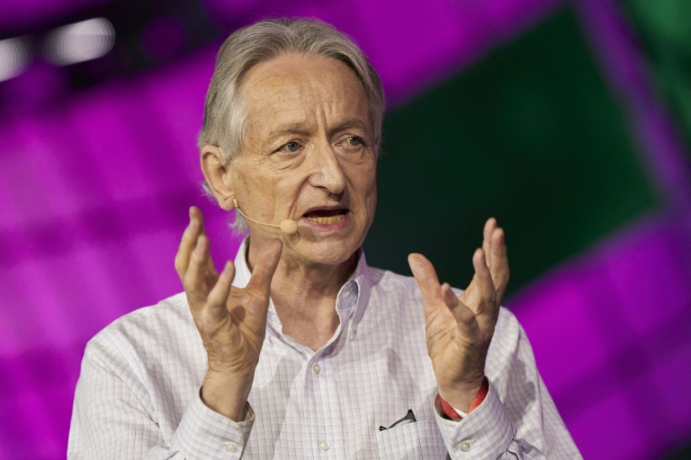 Le chercheur britanno-canadien Geoffrey Hinton à Toronto (Canada) le 28 juin 2023 © Geoff Robins