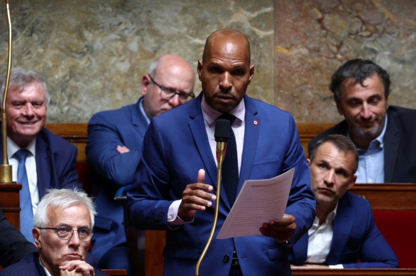 Olivier Serva à l'Assemblée nationale le 15 mai 2024 © Emmanuel Dunand