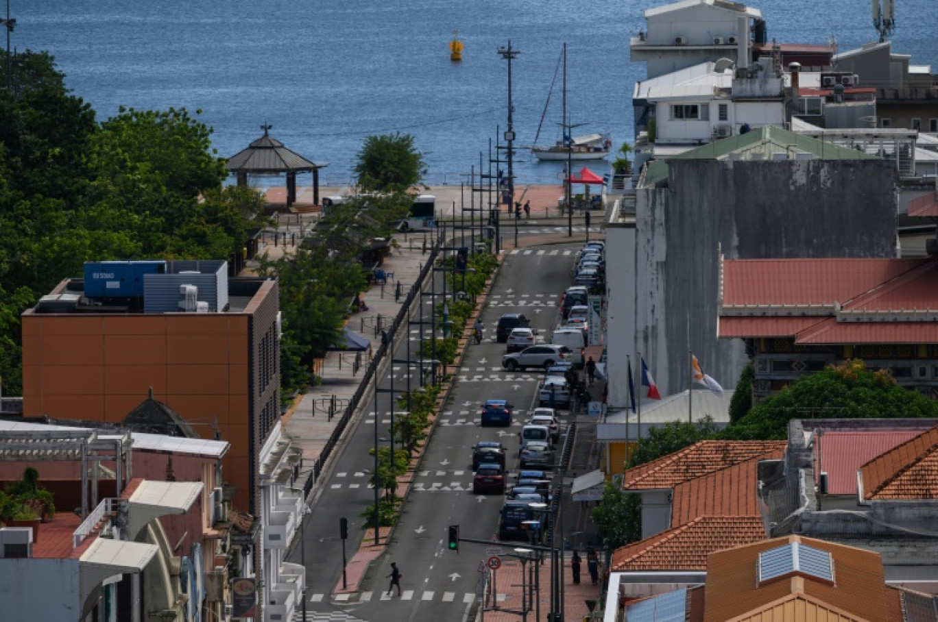 Une vue de Fort-de-France, en Martinique, le 25 septembre 2024 © Ed JONES