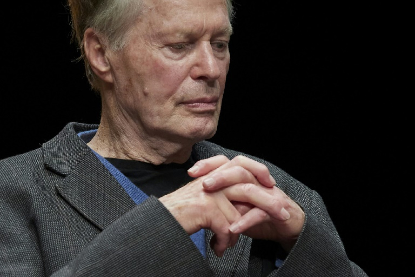 L'écrivain Jean-Marie Gustave Le Clézio, prix Nobel de littérature en 2008, le 13 octobre 2024 à Blois © GUILLAUME SOUVANT