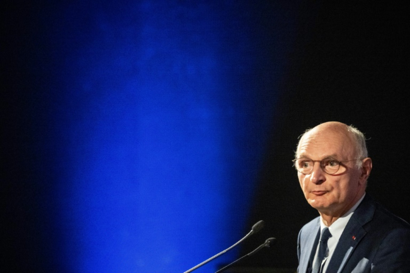 Didier Migaud, le ministre de la Justice, au congrès de l'Union syndicale des magistrats (USM) le 11 octobre 2024 à Toulouse © Lionel BONAVENTURE