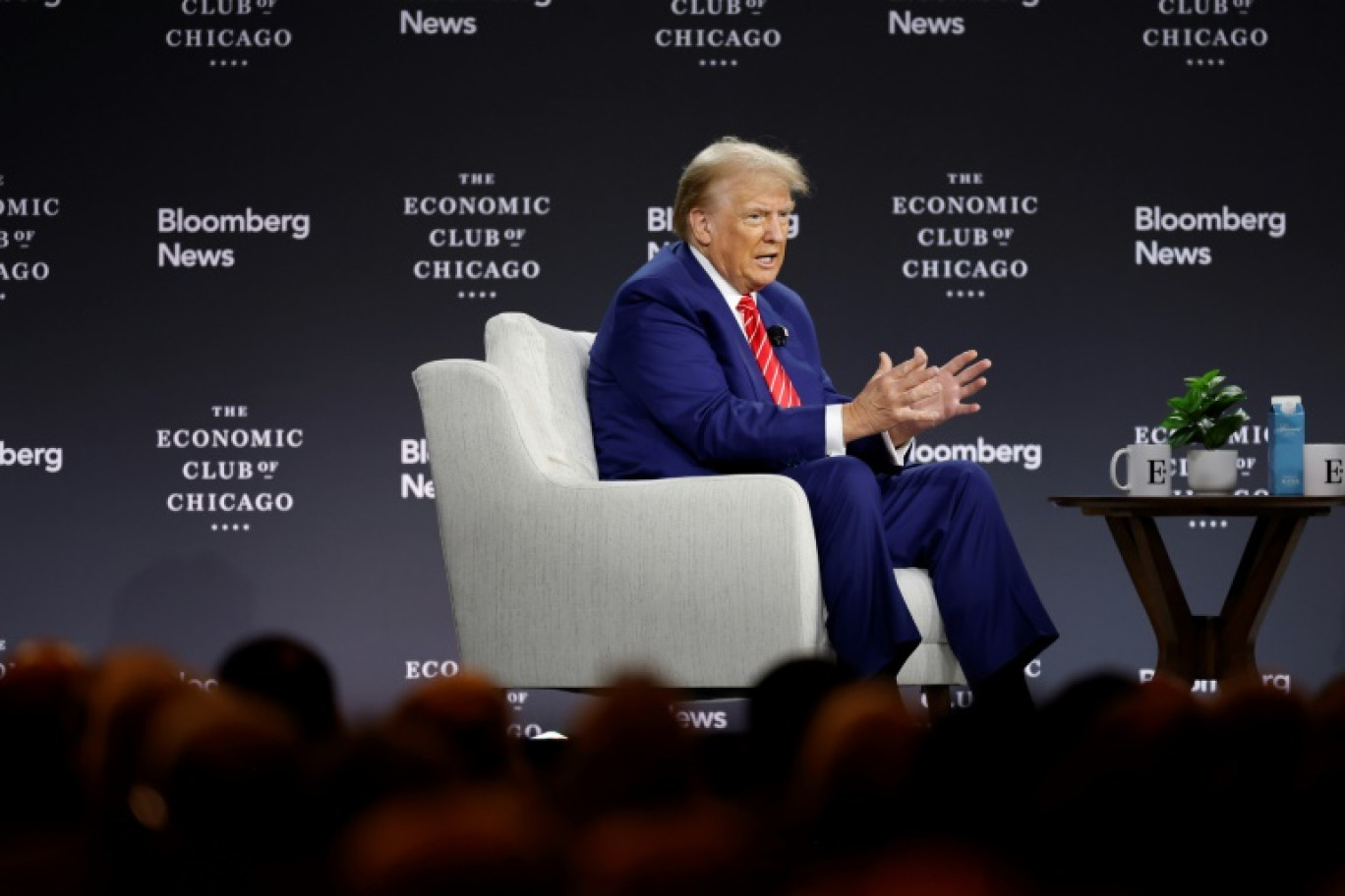 Donald Trump, à Chicago, le 15 octobre 2024 © KAMIL KRZACZYNSKI