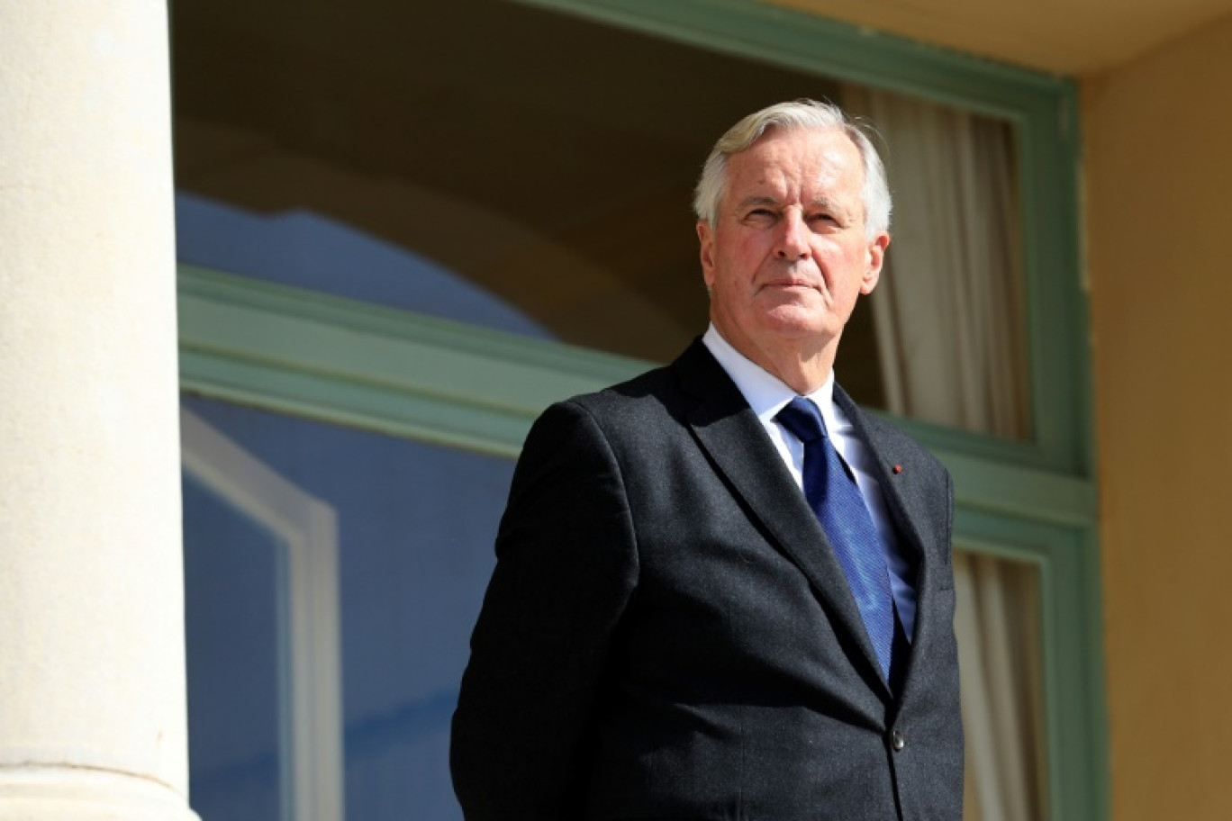 Le Premier ministre Michel Barnier à Menton, le 18 octobre 2024 © Valery HACHE