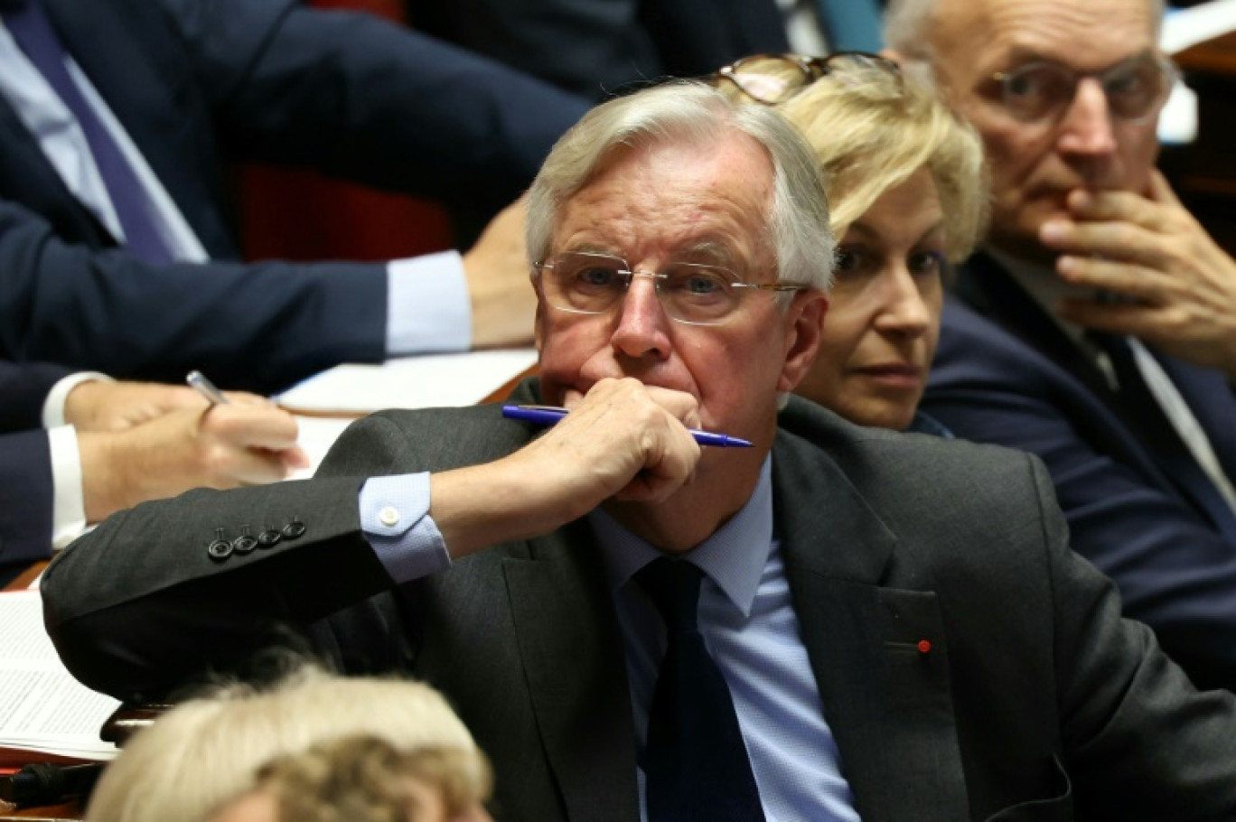 Michel Barnier le 22 octobre 2024, à l'Assemblée nationale, à Paris © Alain JOCARD