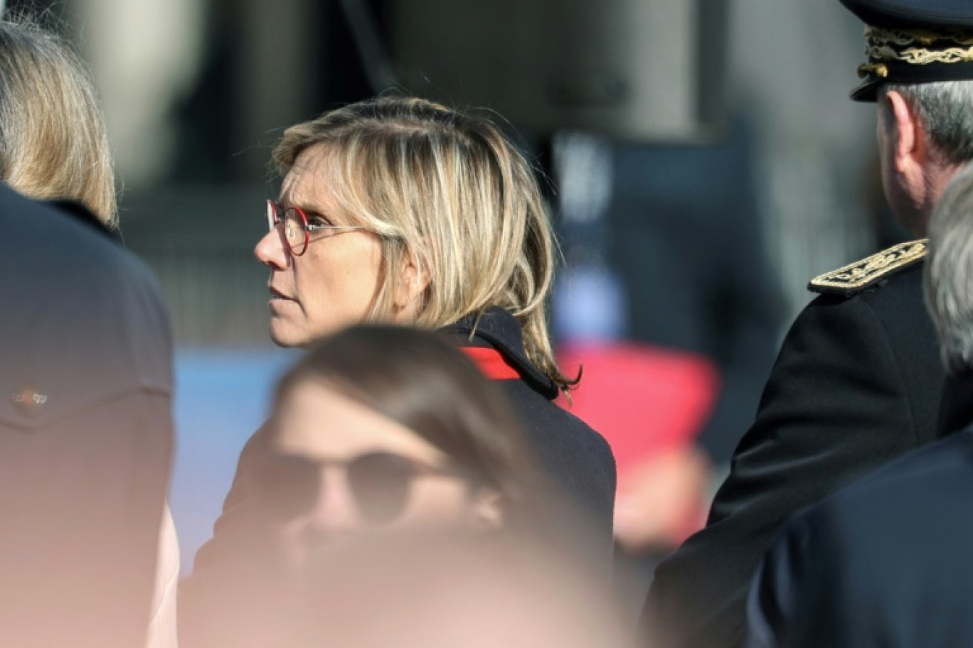 La ministre de la Transition écologique et de l'Énergie Agnès Pannier-Runacher le 13 octobre 2024, à Arras, dans le Pas-de-Calais © FRANCOIS LO PRESTI